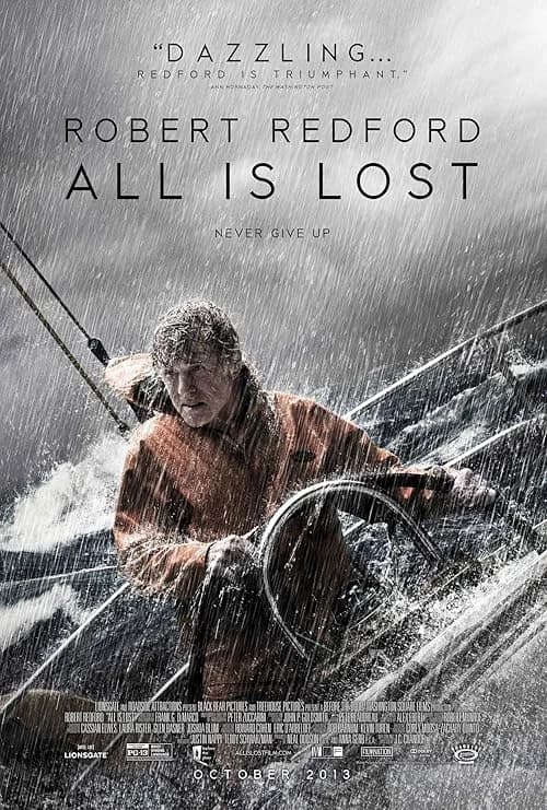 All Is Lost film posteri
